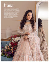 Anaya Enigma Hand Made Wedding Couture Wearing By Ayeza Khan Unstitched IVANA Net Embroidered