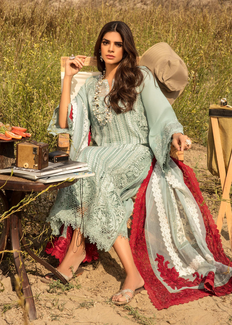 Crimson By Saira Shakira Summer Luxury Lawn Collection- Opel 3 Pieces Unstitched