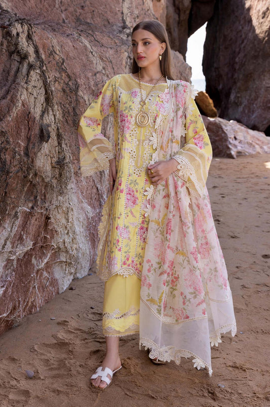 Crimson - Who'S That Girl - D3 A - Lawn Embroidered 3 Piece Unstitched