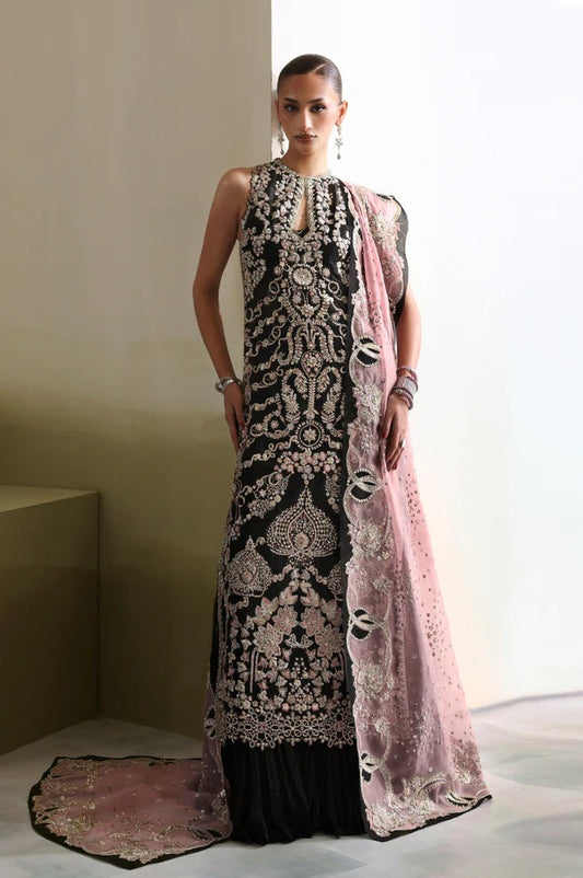 Soraya Luxury Raw Silk Embroidered 3 Pc Unstitched Suit - Myrren