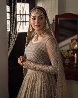 Faiza Saqlain Wedding Couture Net Embroidered Unstitched Collection MAH