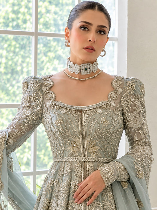 Suffuse IRIS Couture - Medea Luxury Net Embroidered 3Pc Unstitched Suit PA-173