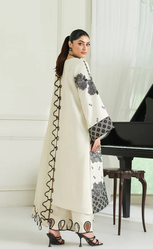 Pehnawa Luxury Lawn Embroidered 3 Pc Stitched Suit-PA 0007