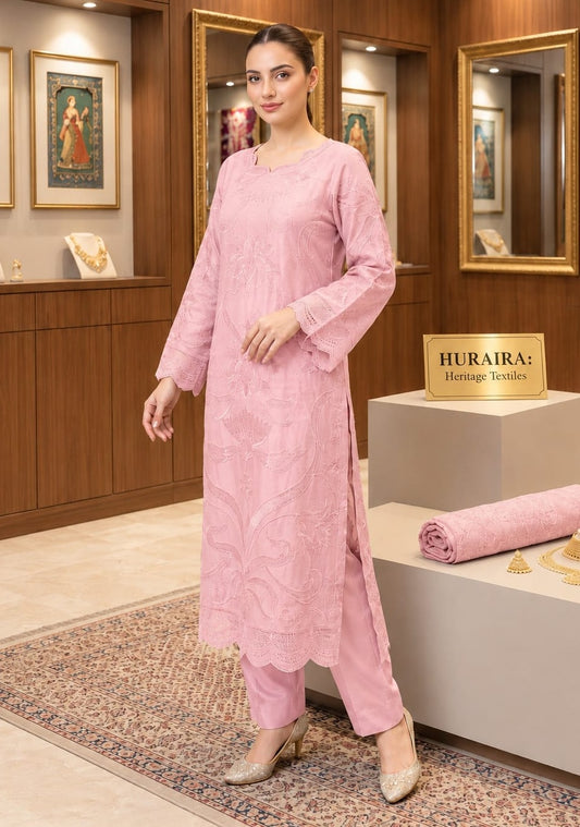 Pehnawa Luxury Silk Embroidered 3Pc Unstitched Suit PA-289