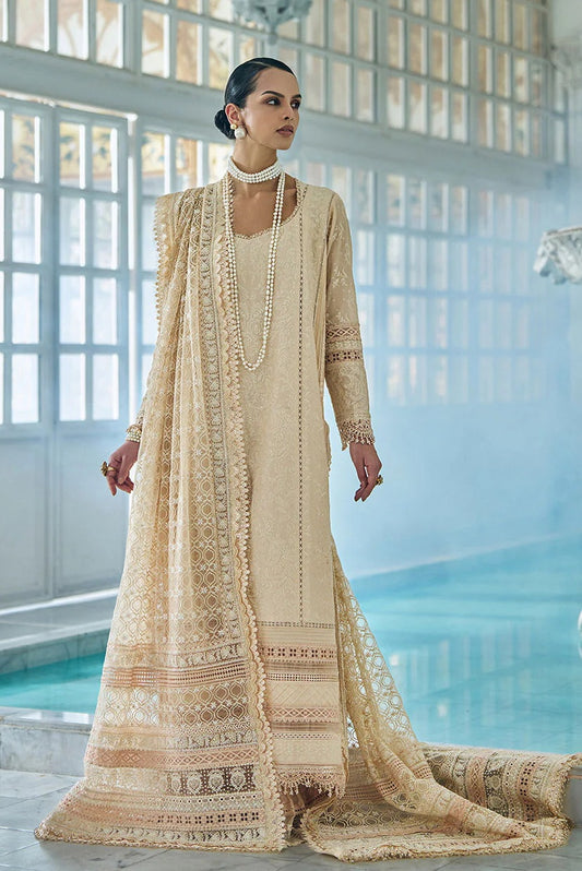 Sobia Nazir 3A Lawn Embroidered 3 Piece Unstitched | Pure Chiffon Duppatta