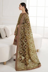 BAROQUE Chantelle Unstitched Embroidered Chiffon 3Pc Suit CH10-D06