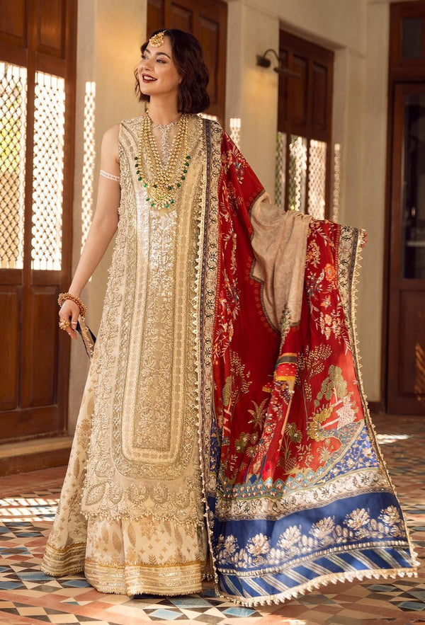 Aik Jhalak by Crimson Embroidered Suits Unstitched 3 Piece D1 - Luxury Wedding Collection