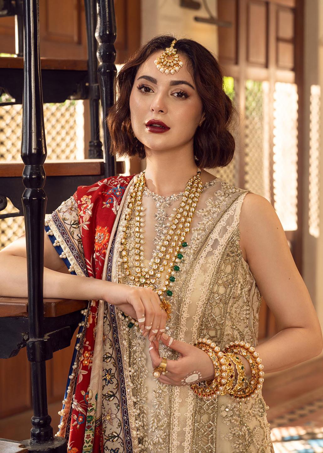 Aik Jhalak by Crimson Embroidered Suits Unstitched 3 Piece D1 - Luxury Wedding Collection