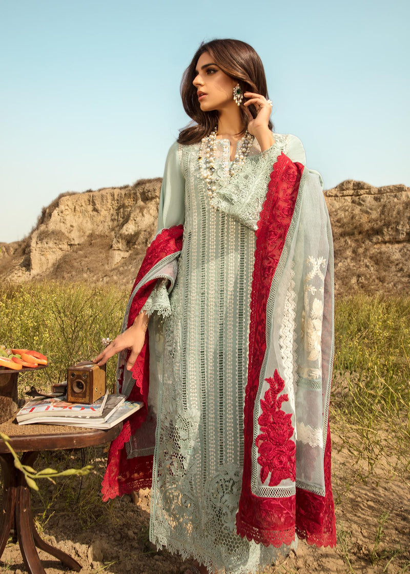 Crimson By Saira Shakira Summer Luxury Lawn Collection- Opel 3 Pieces Unstitched