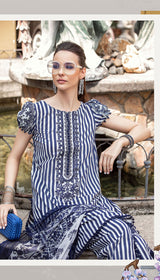 M Prints By Maria.B Embroidered Lawn Suits Unstitched 3 Piece MB 10A - Eid Collection