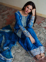 Erum Khan Couture Unstitch 3 Pieces Raw Silk Collection - Heer