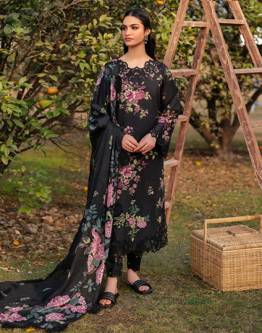 Iznik Luxury Embroidered Lawn 3 Piece Unstitched Rang-e- Mausam UE-394
