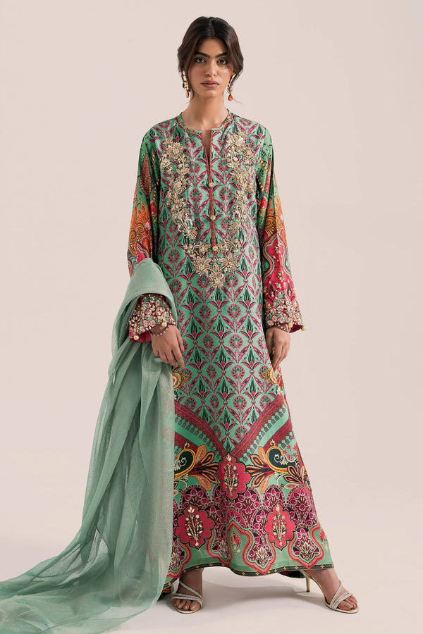 Lulusar Luxury Silk Hand Embroidered Collection Classic Melody D-02