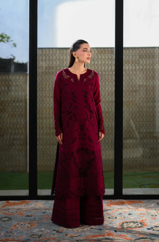 Zaib Luxury Lawn Embroidered 3 Piece Unstitched-HZG3023