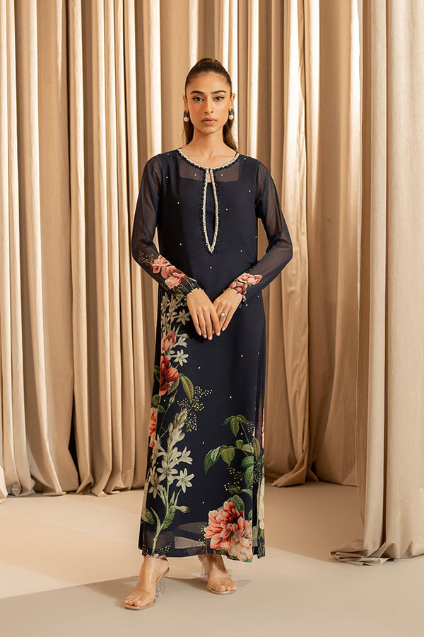 Lulusar Luxury Silk Collection Unstitched 3 Pieces Dahlia Digital Print