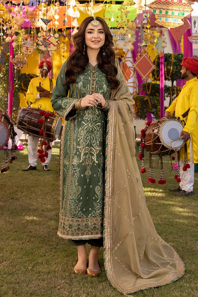 Asim Jofa Chiffon Embroidered Unstitched Collection AJDA-26