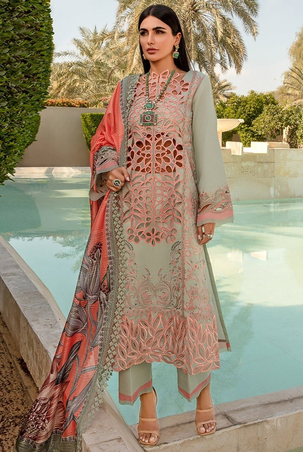 Rang Rasiya Carnation Luxury Lawn Unstitched D-7 Orchid