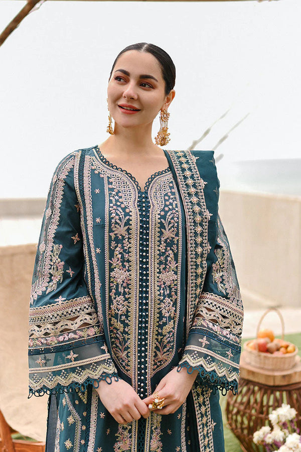 Qalamkar Sahil Luxury Chikankari Lawn Collection QLM -10 Zahra