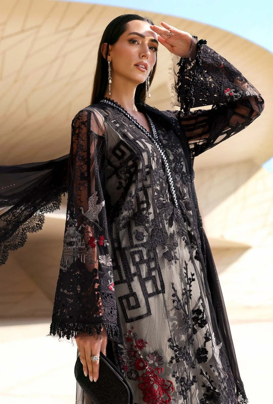 Maria.B - Luxury Lawn Embroidered 3 Piece Unstitched - DS-2607-B