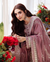 Asim Jofa Luxury Chiffon Embroidered Collection 3 Pcs AJUR-02