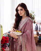 Asim Jofa Luxury Chiffon Embroidered Collection 3 Pcs AJUR-02