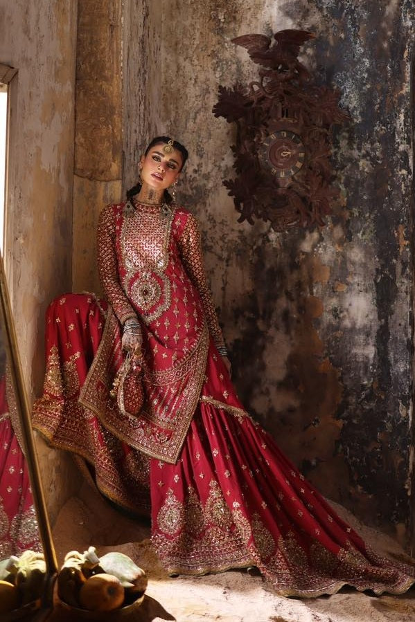 Moshsin Naveed Ranjha Orgnaza Hand Made Collection Ruhi Begum