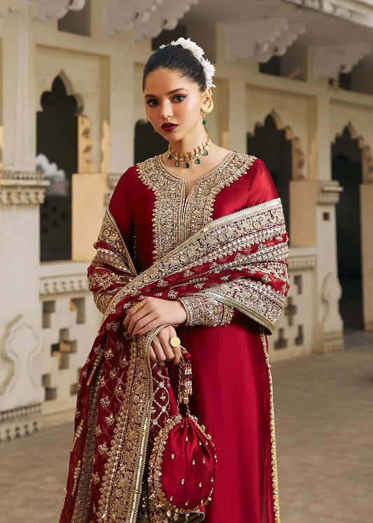 Kanwal Malik Wedding Festive Raw Silk3 Pc Unstitched NOREEN