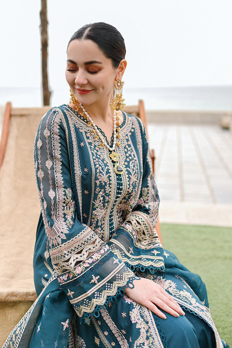 Qalamkar Sahil Luxury Chikankari Lawn Collection QLM -10 Zahra