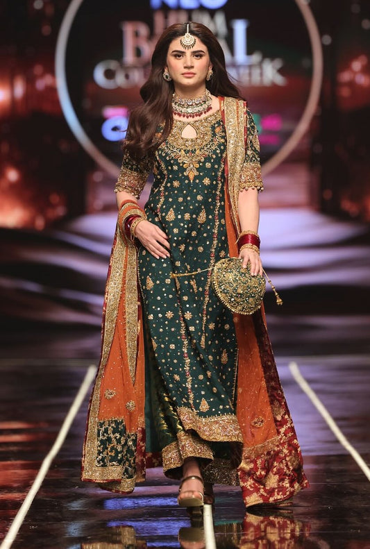 Haris Shakeel Luxury Raw Silk Embroidered Unstiched Zubab Rana