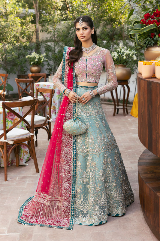 Gulaal Luxury Net Hand Embroidered Bridal Collection Shanaya