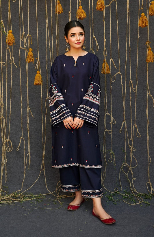 Batik Embroidered Lawn 2 Piece Dress Unstitched - Lily
