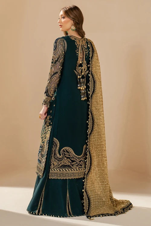 Jazmin WF25-06 Luxury Chiffon Embroidered 3Pc Unstitched Suit PA-224