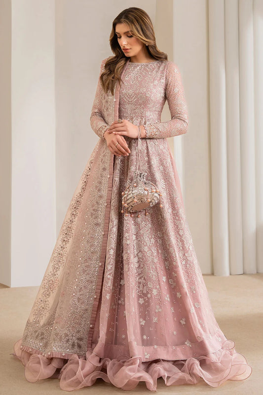 Jazmin Luxury Net Embroidered 3 Pc Unstitched Collection UC-3024