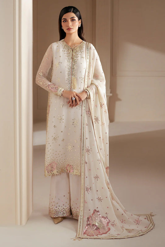 Jazmin Chiffon Embroidered 3 Piece Unstitched Uc-3069