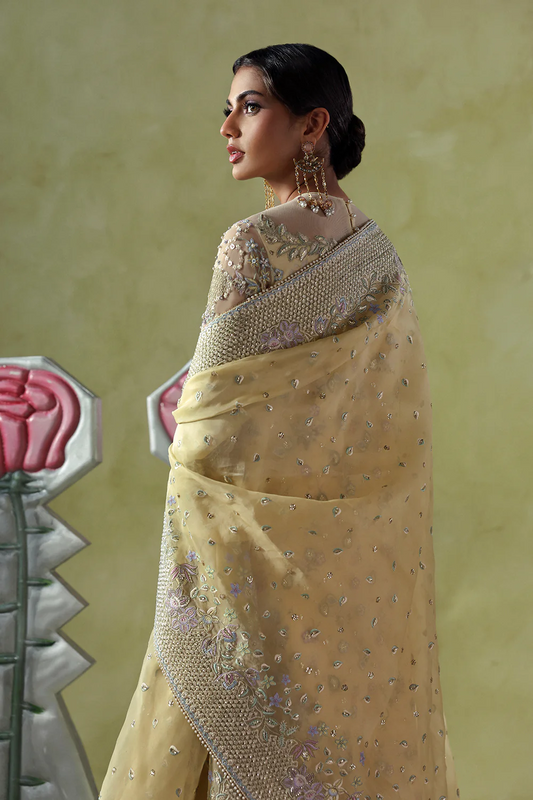 Soraya Luxury Organza Embroidered Unstitched 3PC Suit Liora