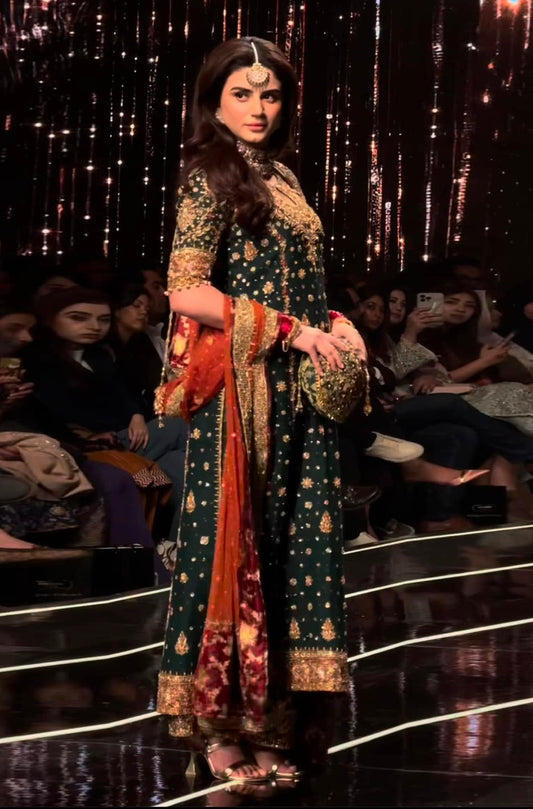 Haris Shakeel Luxury Raw Silk Embroidered Unstiched Zubab Rana