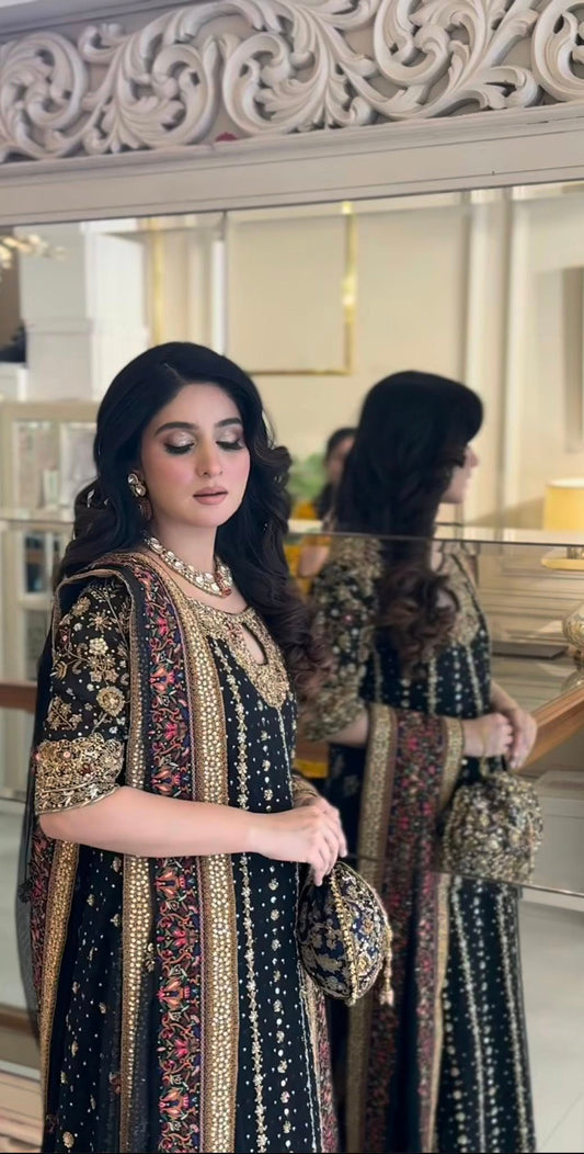 Haris Shakeel Luxury Raw Silk Unstitched 3 Piece Zainab