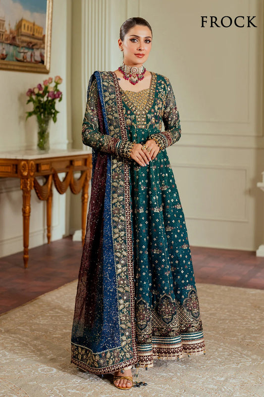 Baroque Luxury Chiffon Embroidered 3 Piece Unstitched CH13-03