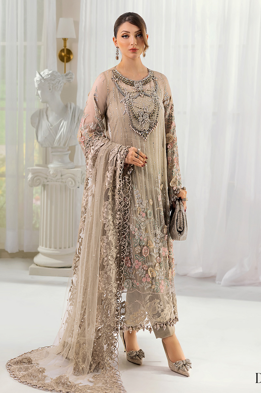 Maria.B Luxury Chiffon Embroidered Collection MCS-25-107