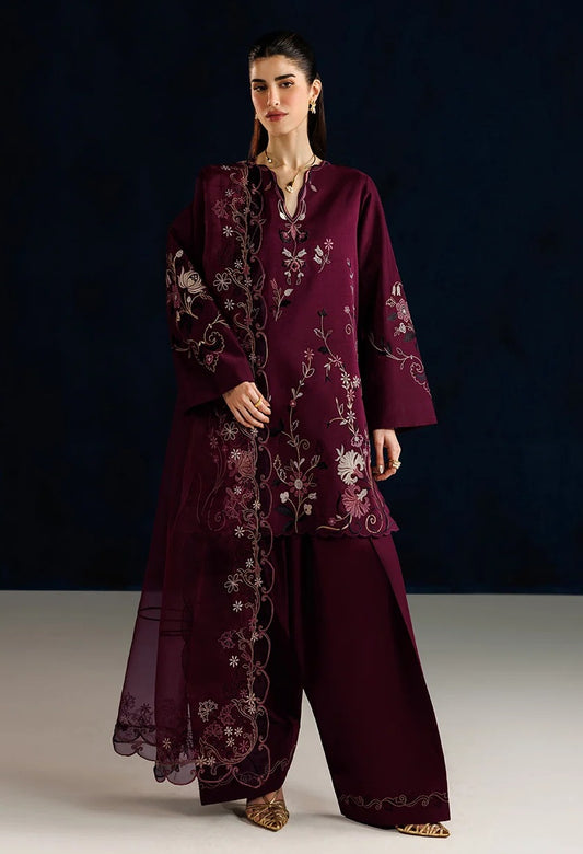 Iznik UE-655 Luxury Dhanak Lawn Embroidered 2Pc Unstitched Suit PA-209