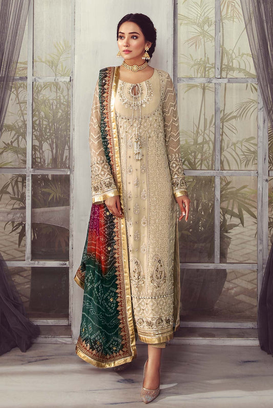 Charizma Luxury Chiffon Embroidered 3 Piece Unstitched - Dastan e jashan