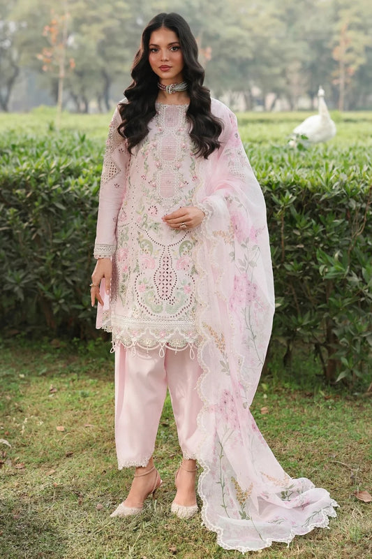 Sardinia - Pink Breeze - Luxury Lawn Embroidered 3 Piece Unstitched