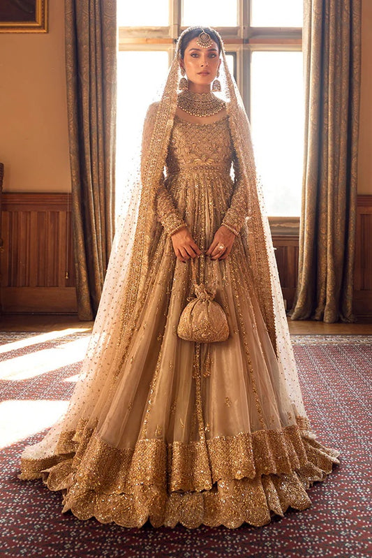 Faiza Saqlain - Luxury Net Embroidered 3 Piece Unstitched - Zariana