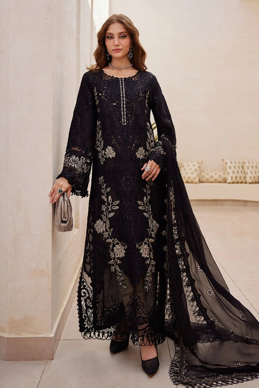 Maria.B - EL-25-03 - Luxury Lawn Embroidered 3 Piece Unstitched