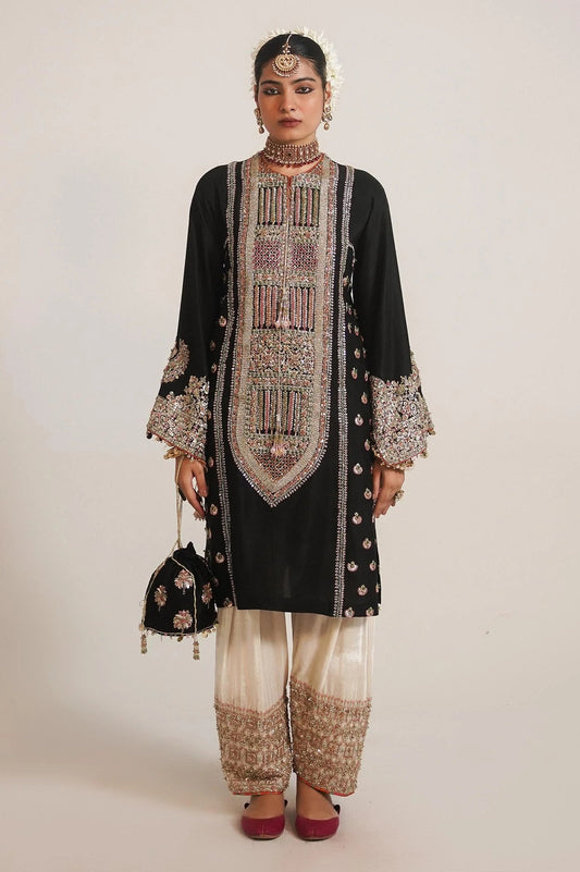 Hussain Rehar Luxury Raw Silk Collection Unstitched 3 Piece - ZEPHYR