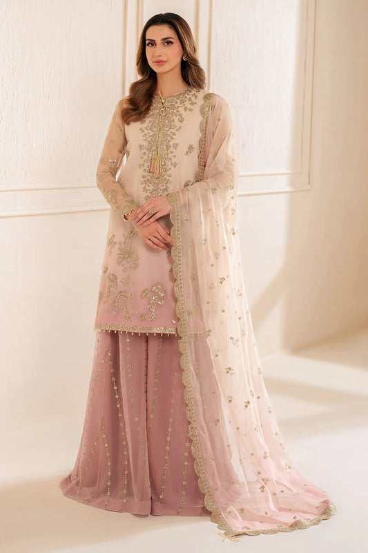 Jazmin Embroidered Chiffon Unstitched 3 Pc Collection UC-3067
