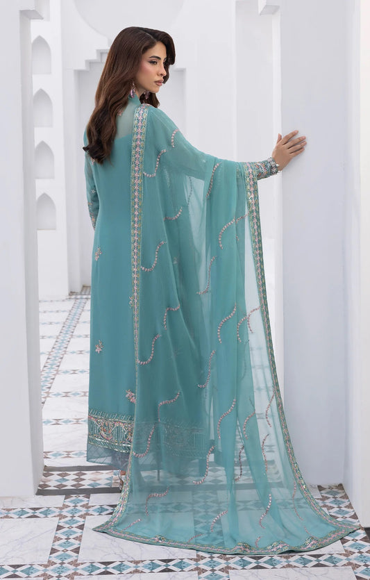 Gulaal Luxury Embroidered Chiffon 3Pc Unstitched Suit Desir