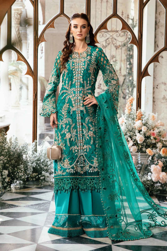 Maria.B Mbroidered 3 Piece Unstitched Embroidered Suit BD-2806