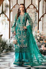 Maria.B Mbroidered 3 Piece Unstitched Embroidered Suit BD-2806