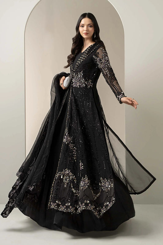 Maria.B Luxury Net Embroidered Unstitched 3 Piece - BDS-3004